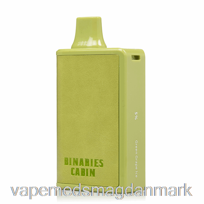 Vape Juice Horizon Binær Kabine 10000 Engangs Grøn Drue Is
